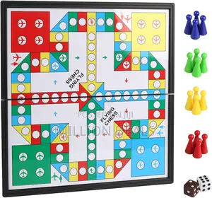 Foldable Magnetic Flying Chess Portable Board Game Set