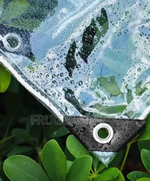 Industrial Transparent PVC Tarpaulin – Clear Weather Shield (0.3mm)