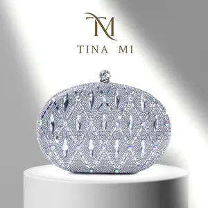 Dazzling Silver Clutch Purse for Ladies