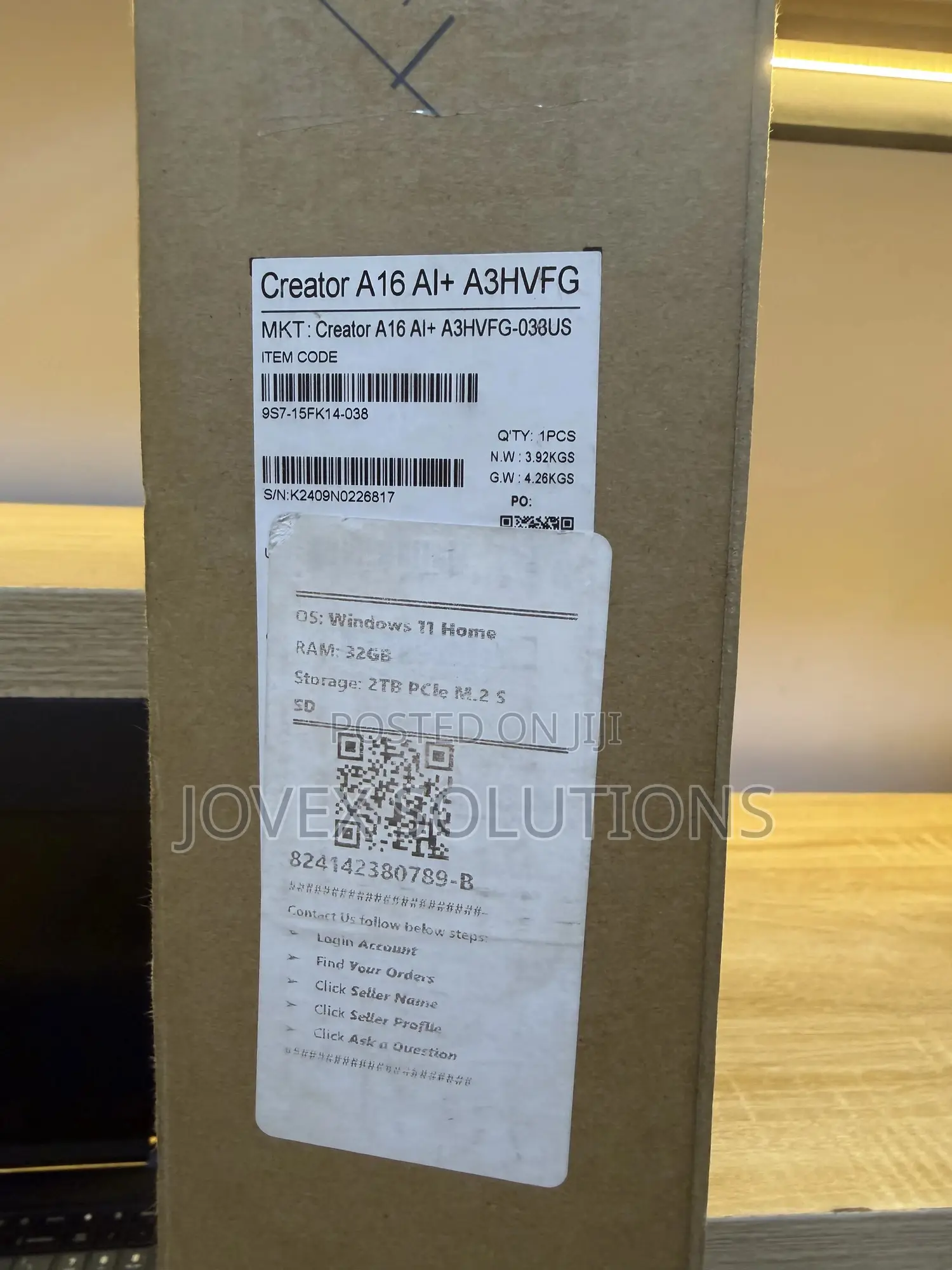 New Laptop MSI Creator A16 AI+ 32GB AMD Ryzen 9 SSD 2T