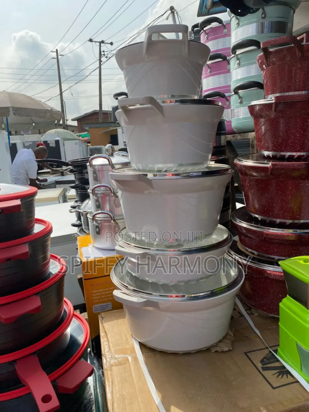 10pcs Granite Non-Stick Pots
