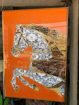 Horse Stoned Framed Acrylic