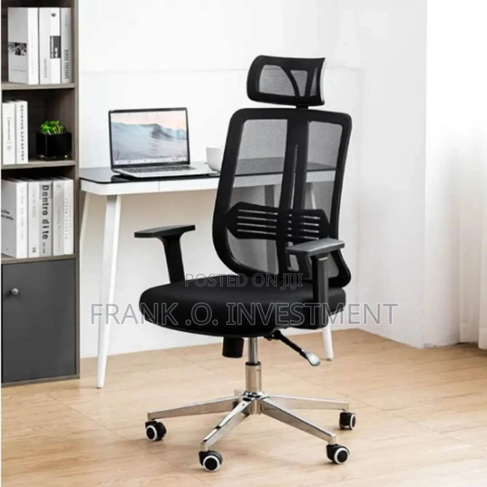 Executive Mesh Office Chair - Full Black