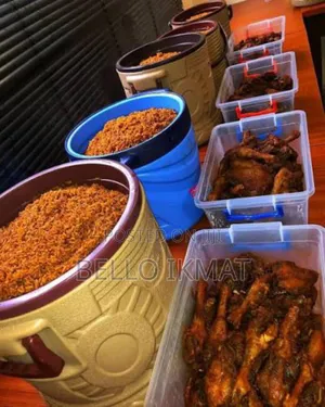 Party Jollof and Fried Rice