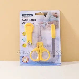 3-Piece Baby Nails Care Set With Nail Clipper, Nail Scissor, and File