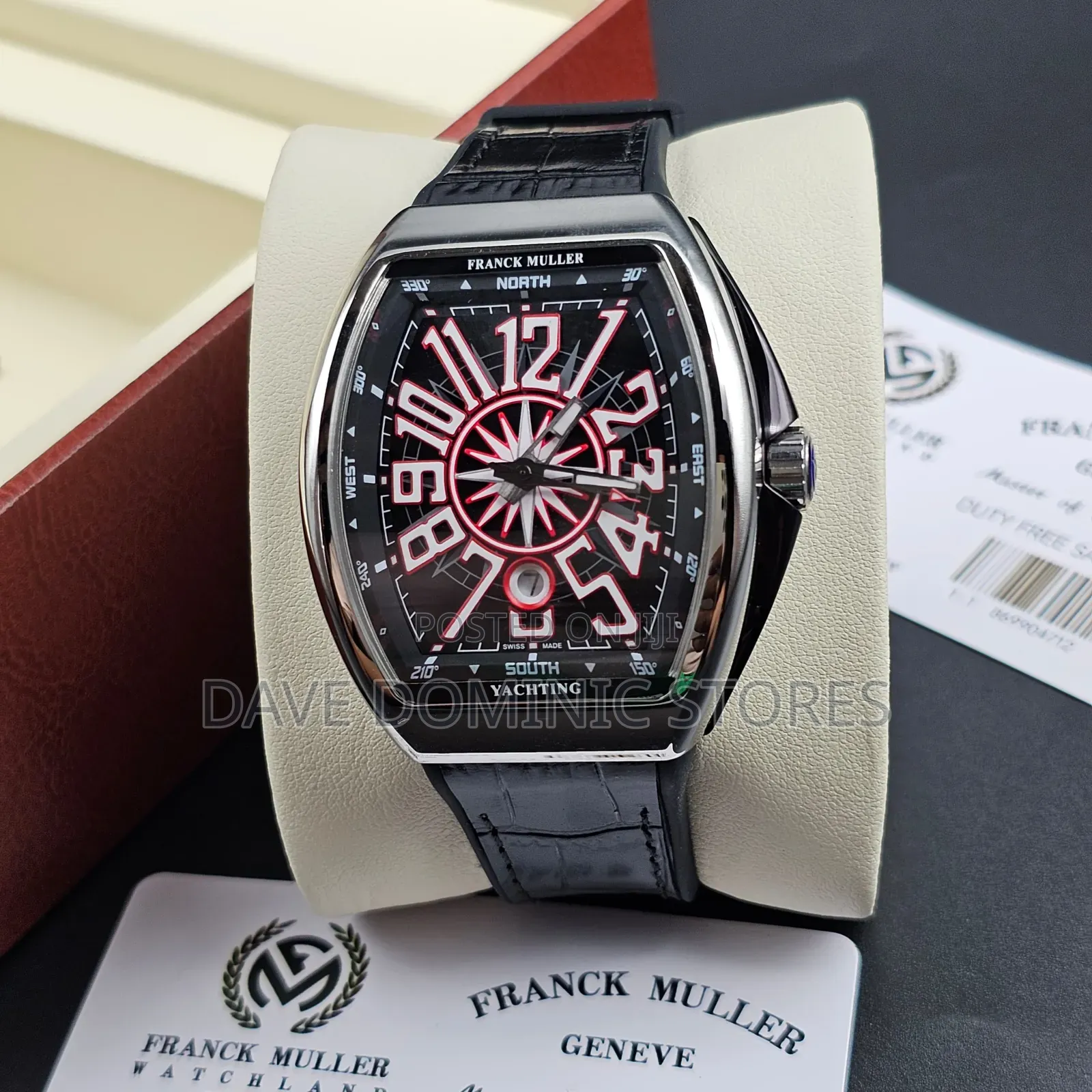 Franck Muller Leather Watch Automatic