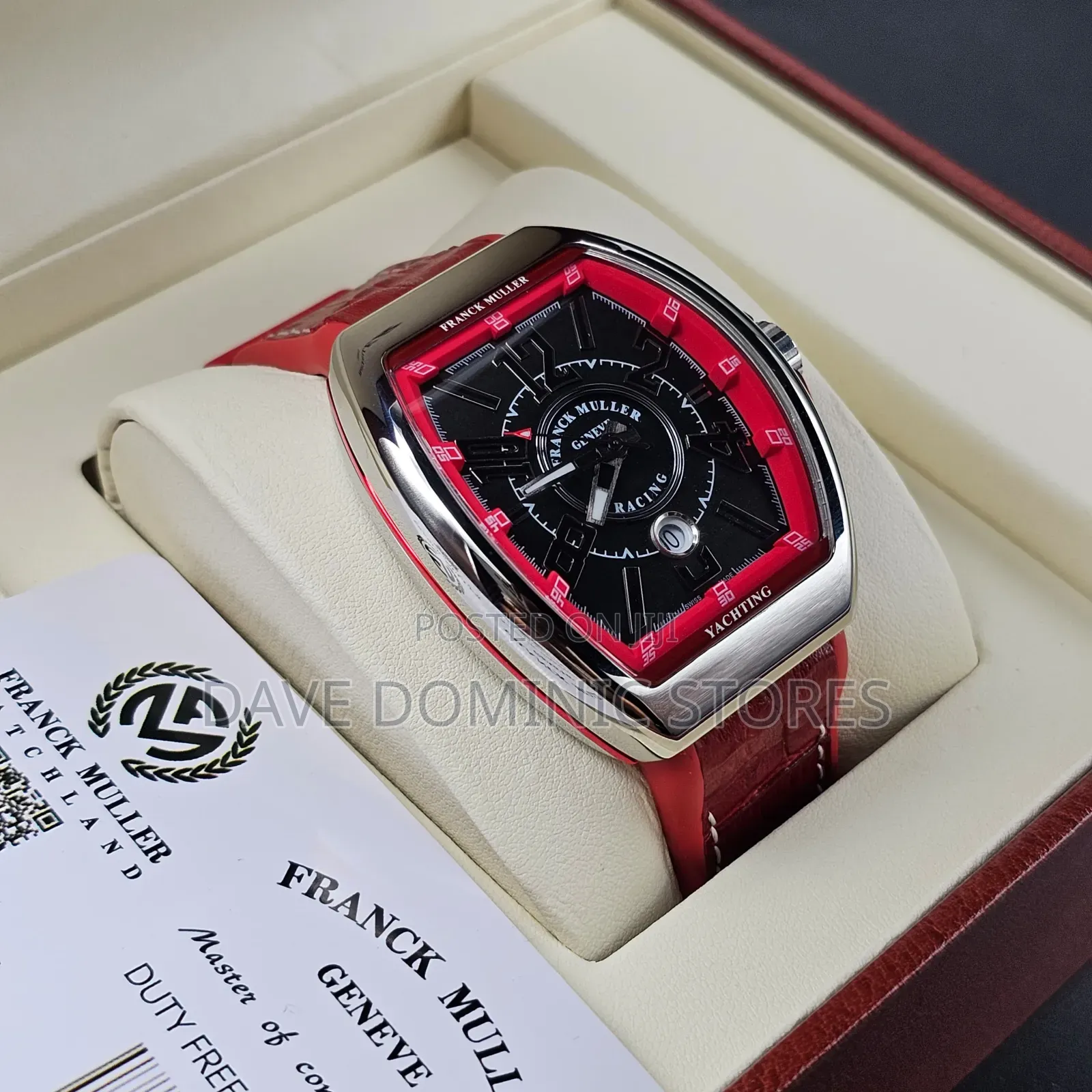 Franck Muller Leather Watch Automatic