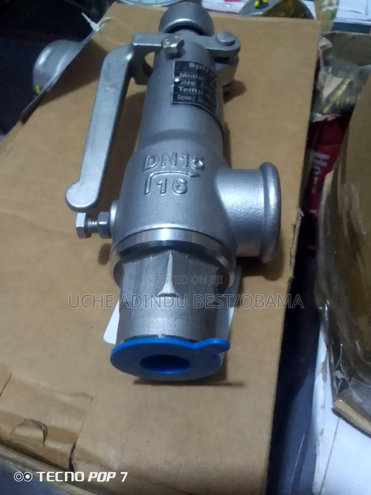 Safety Release Valve Stainless 3/4inches