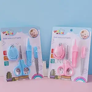 4-Piece Baby Nails Care Set With Nail Clippers Nail Scissors, Etc