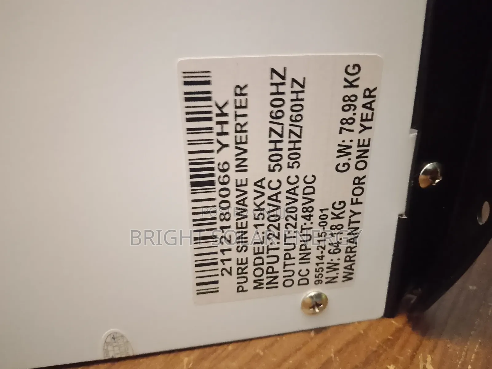 Yohako Solar Incentive 15kva 48v