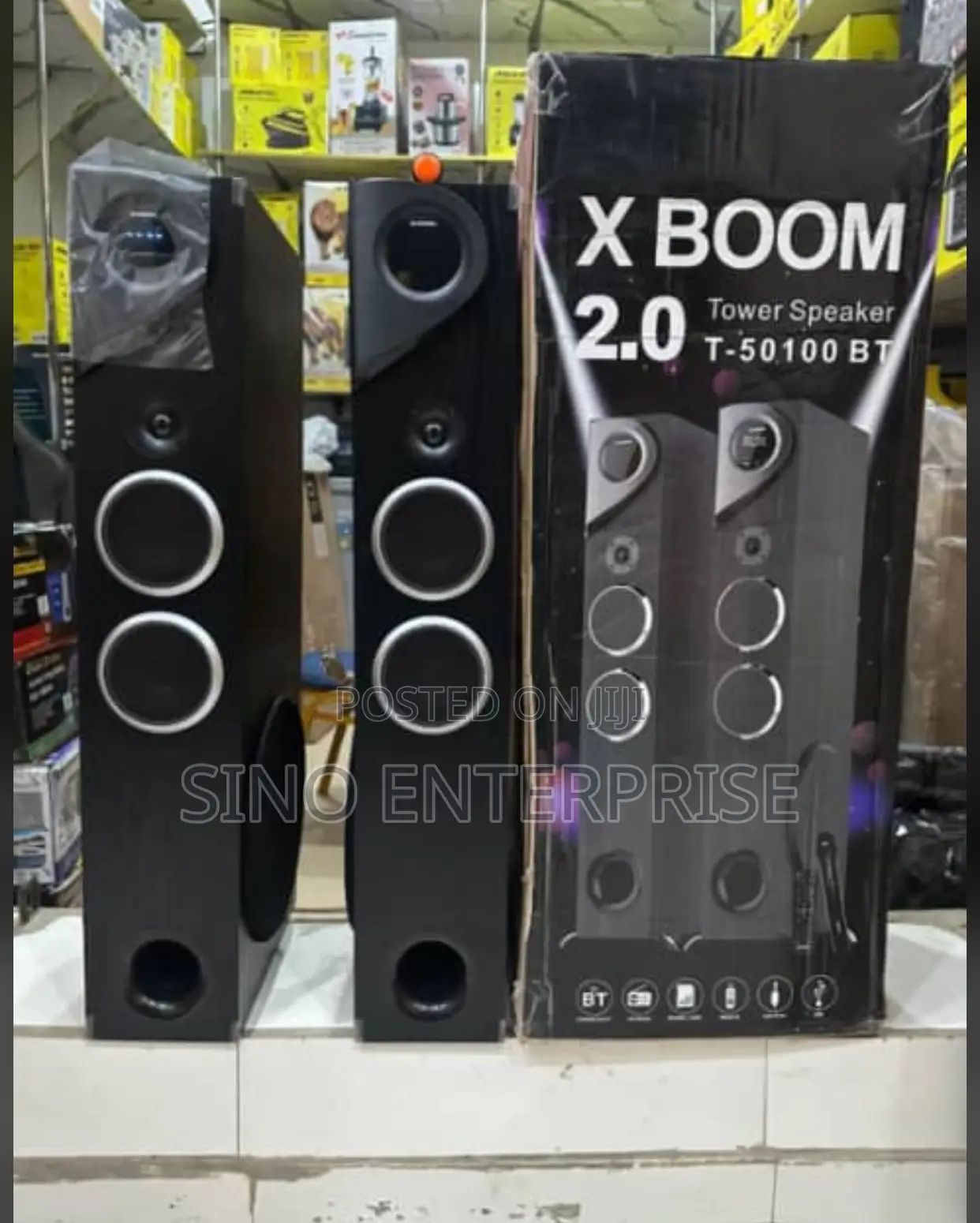 Boom 2.0 Tower Speaker, Model T-50100 Bt.