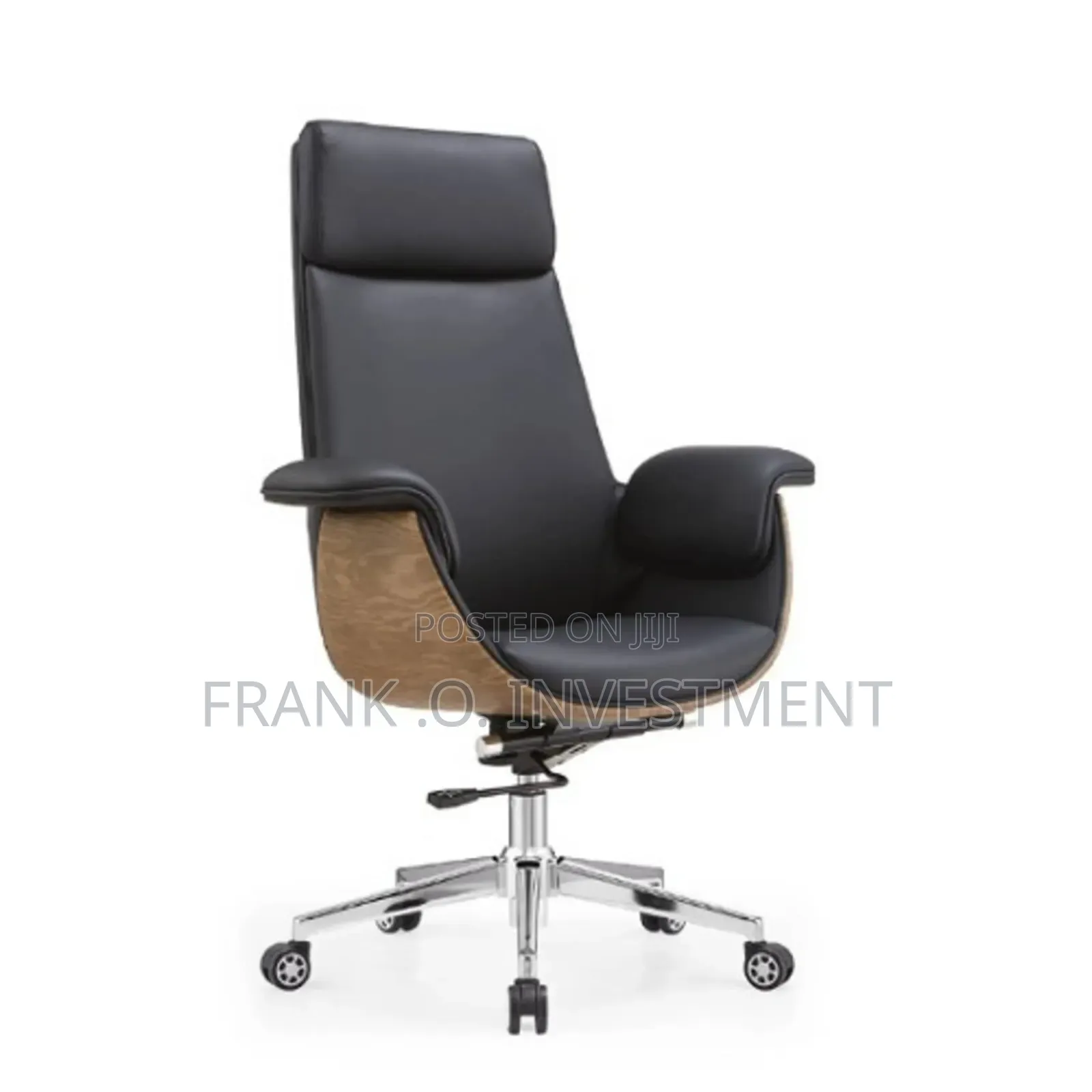 High-Back Executive Pulse Director Chair - Black