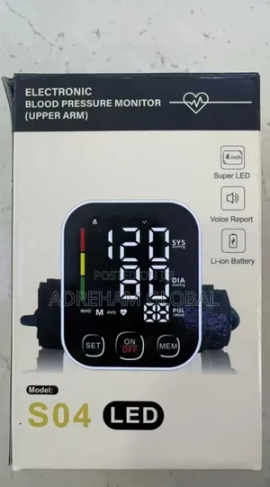 New Innovation Rechargeable Led Light Upper Arm Blood Pressure Monitor