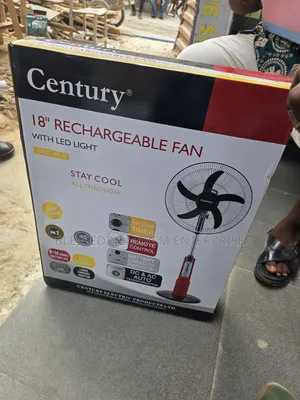 A Brand New Century Rechargeable Standing Fan 18inch