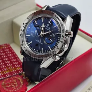 Omega Leather Watch Automatic Available