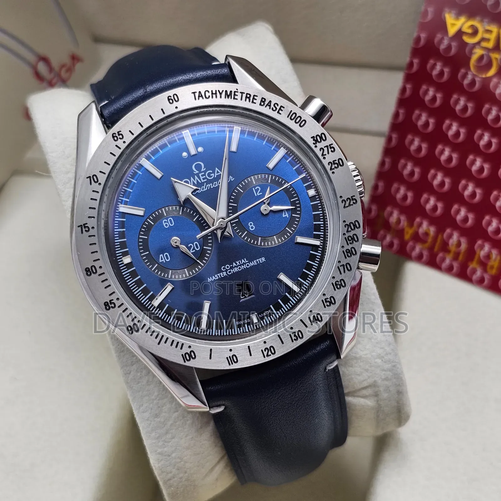 Omega Leather Watch Automatic Available