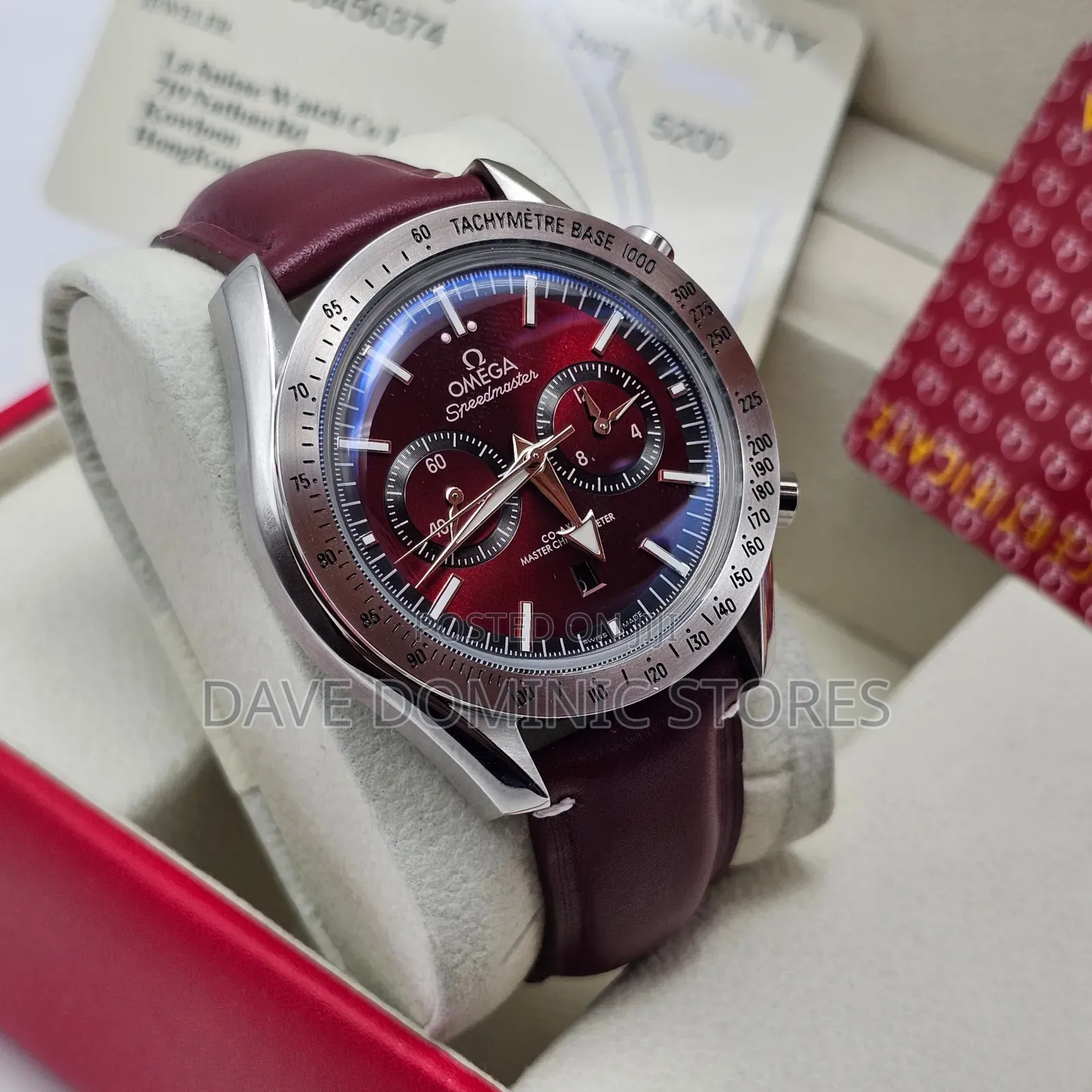Omega Leather Watch Automatic Available