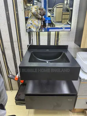 Luxury Cabinet Basin Black