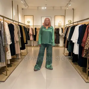 Green Color Trouser and Top Set