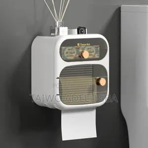 2 Layers Wall Mounted Tissue Box