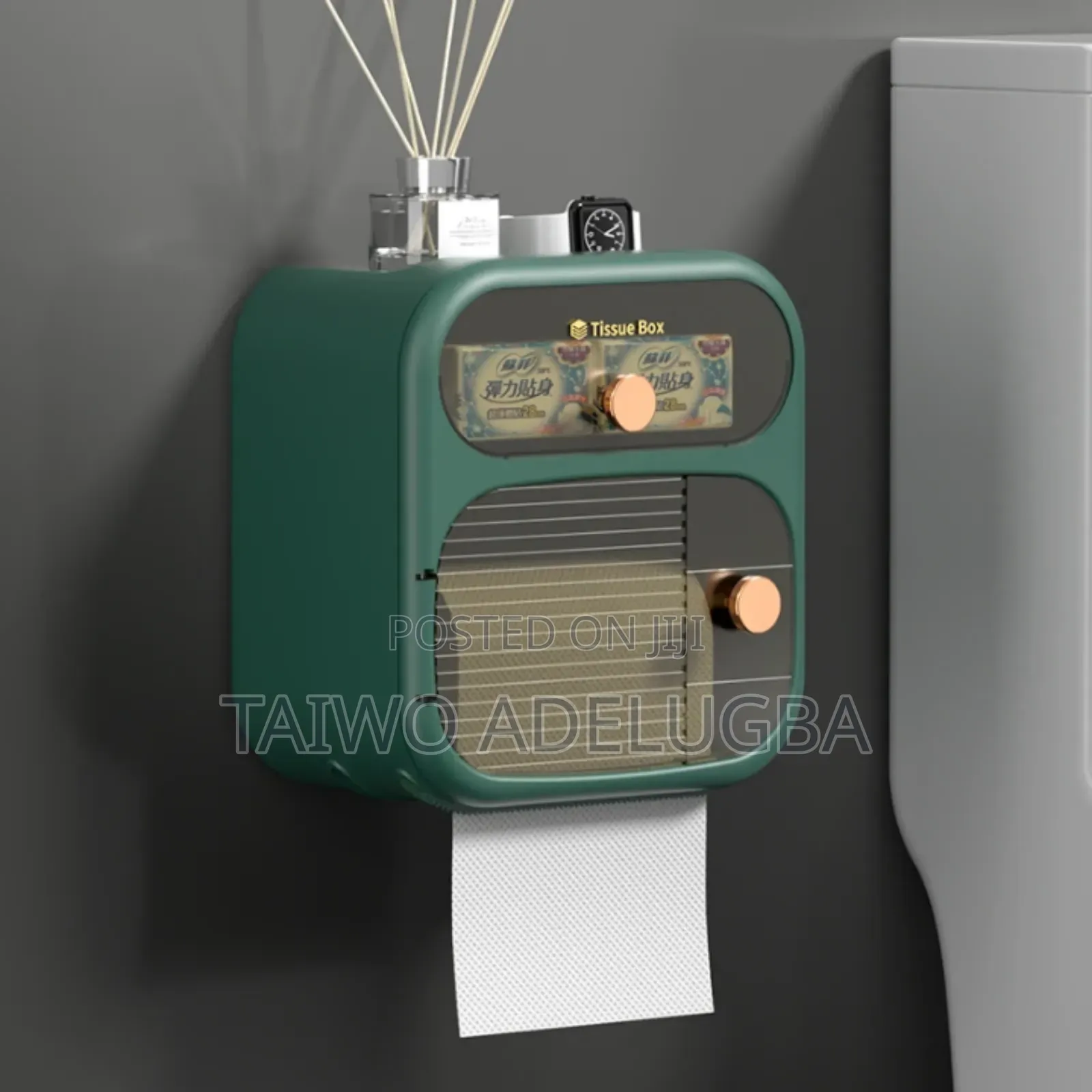 2 Layers Wall Mounted Tissue Box