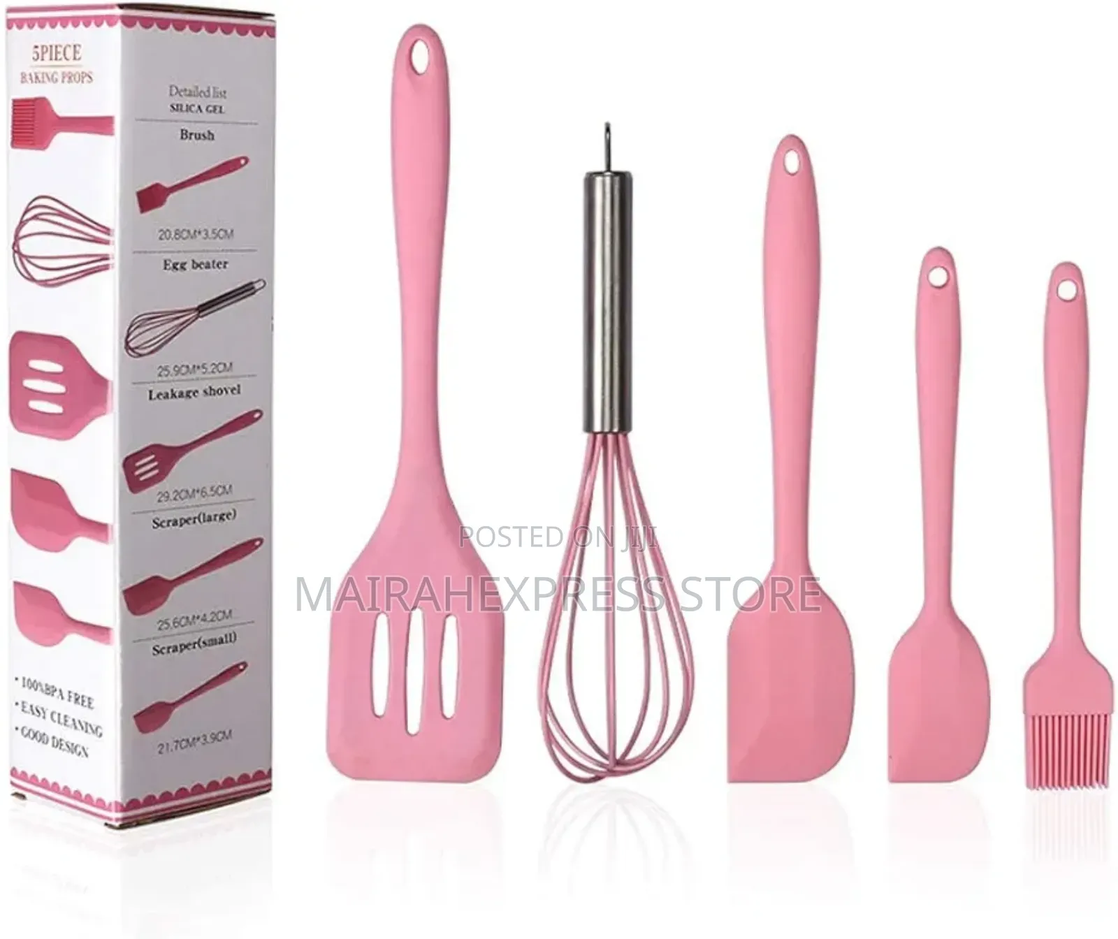 Piece Silicone Baking Utensils Set
