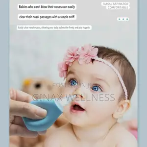 Bpa-Free Baby Nasal Aspirator | Manual and Easy-Squeeze for Baby Mucus