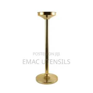 Champagne and Ice Bucket With Stainless Stee Gold Stand