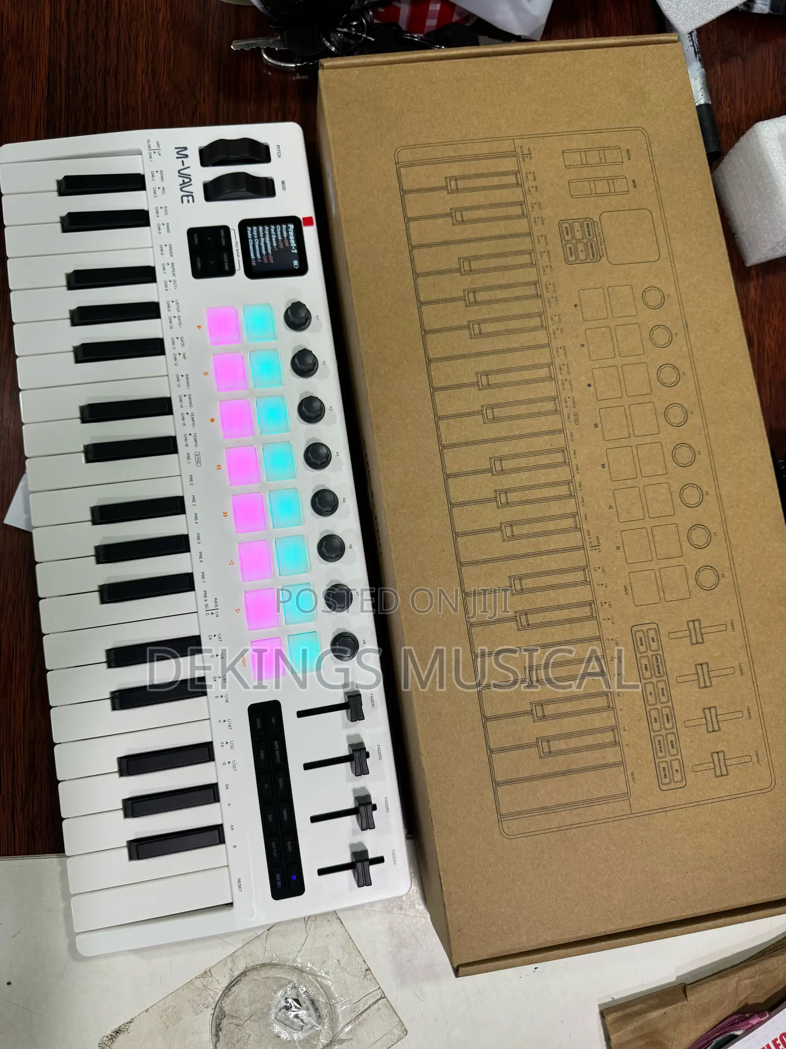 M-Vave Smk37 Pro Midi Controller Studio Keyboard
