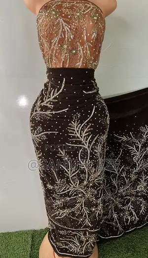 Luxury Vvip Hand Beaded X Crystal Stones Swede Velvet Indian George