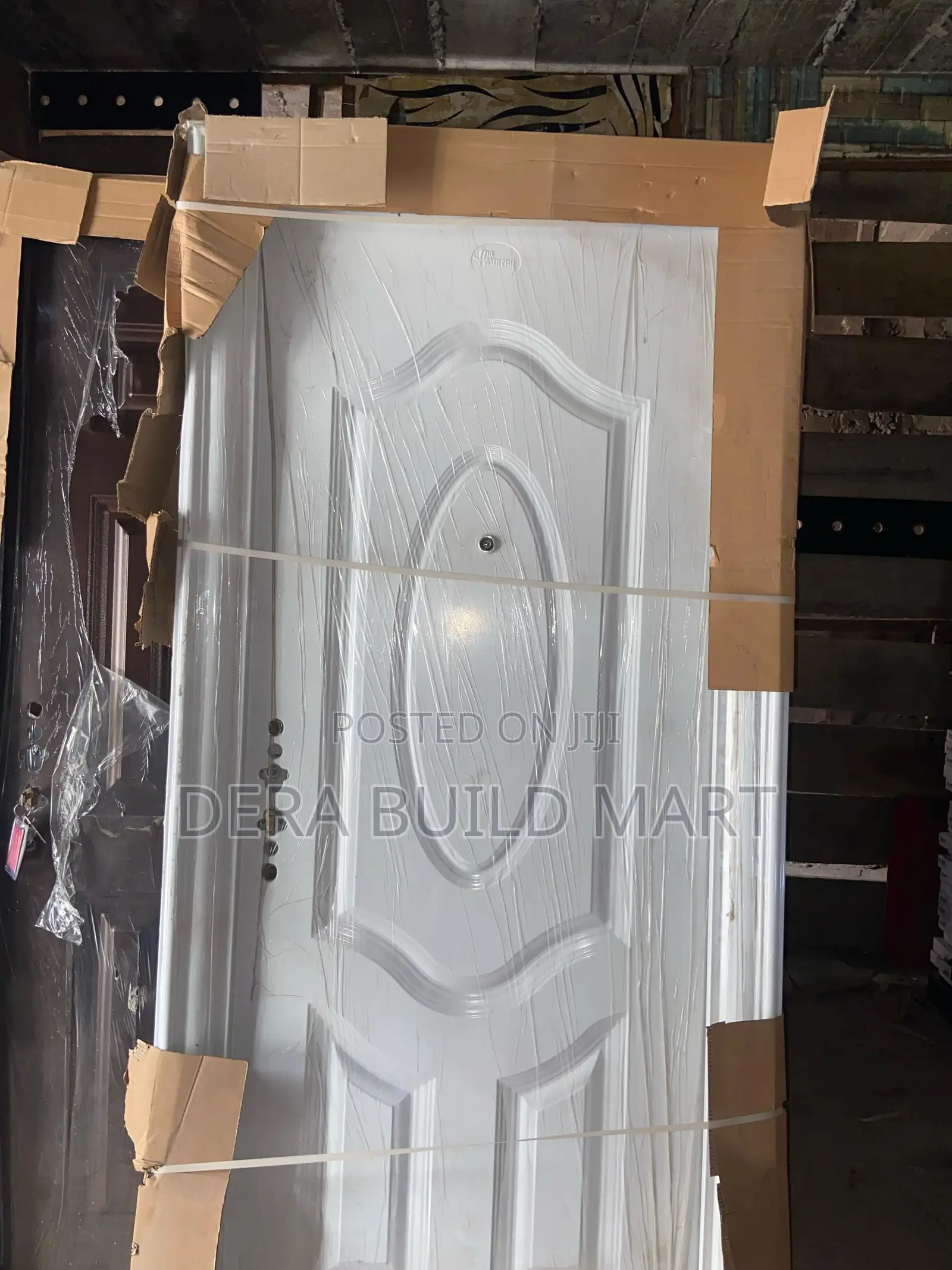 White Security Door