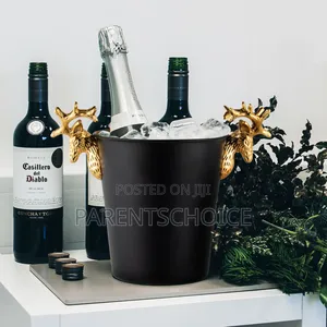 Luxury Deer Head Hand Ice Wine Champagne Bucket - 1pc