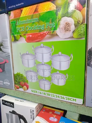 7pcs Unbendable Alluminium Pots