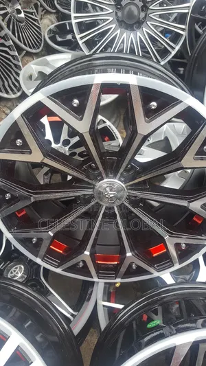 Toyota Black and Stainless Rim 16