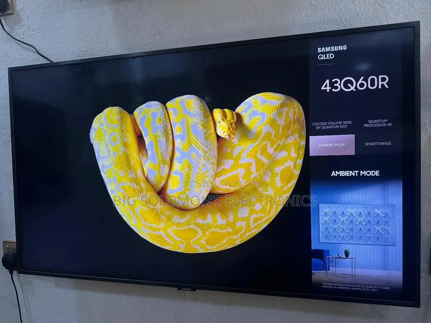 43" Samsung Qled Smart Tv