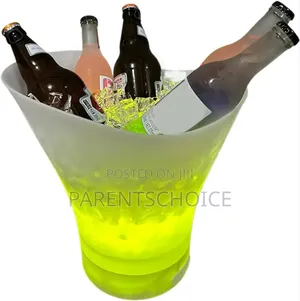 Led Ice Bucket With Bluetooth Speaker Lighted Large Ice Bucket Parties