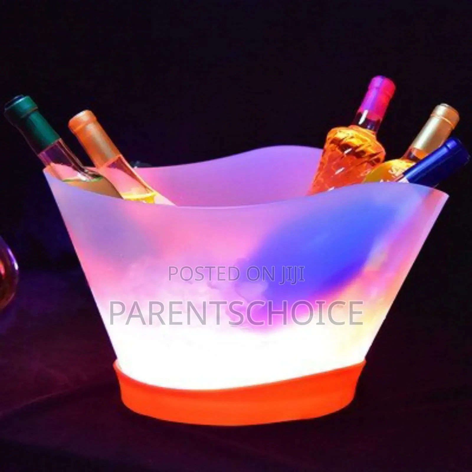 Rechargeable Led Light Up Plastic Ice Bucket 12l