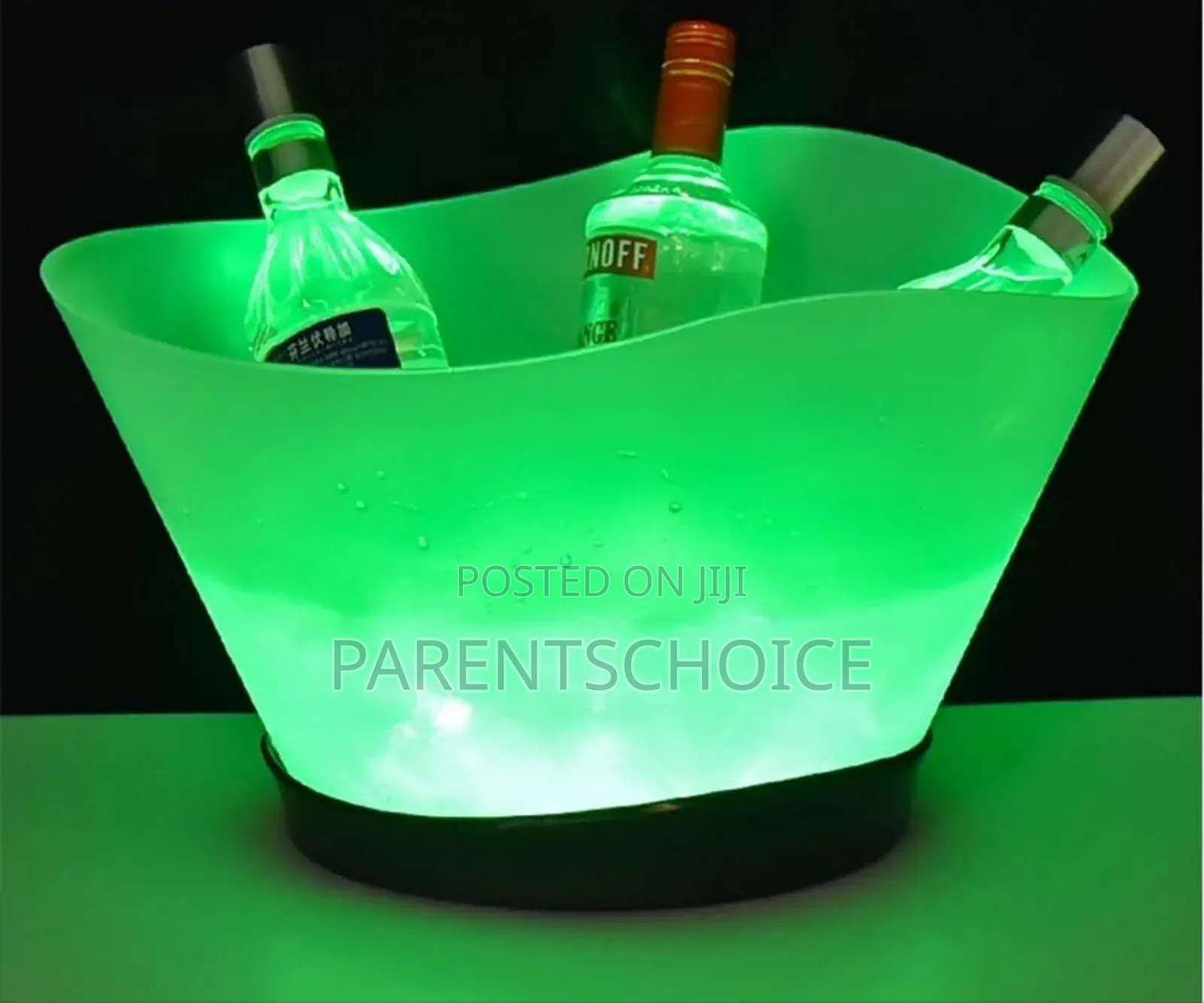 Rechargeable Led Light Up Plastic Ice Bucket 12l