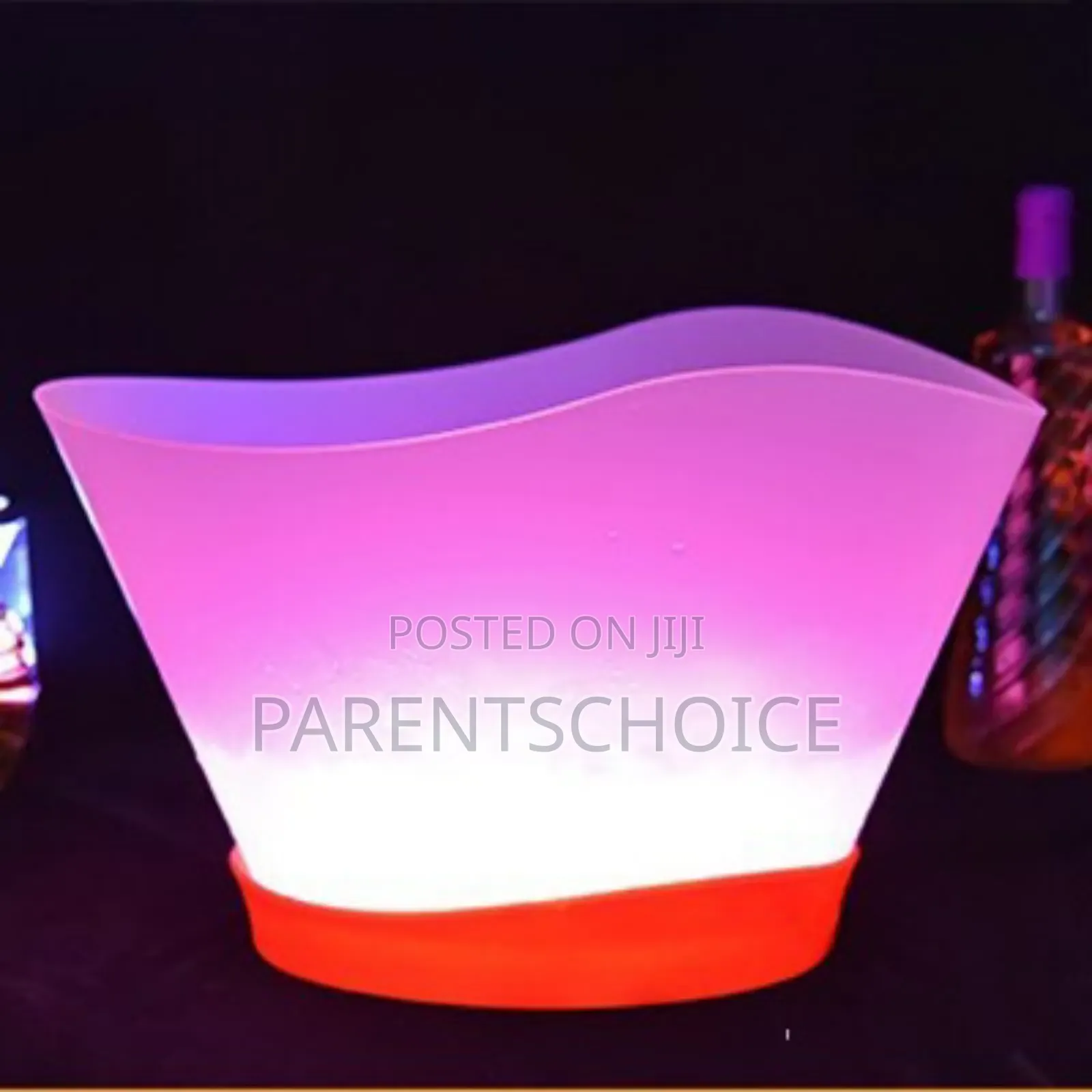 Rechargeable Led Light Up Plastic Ice Bucket 12l