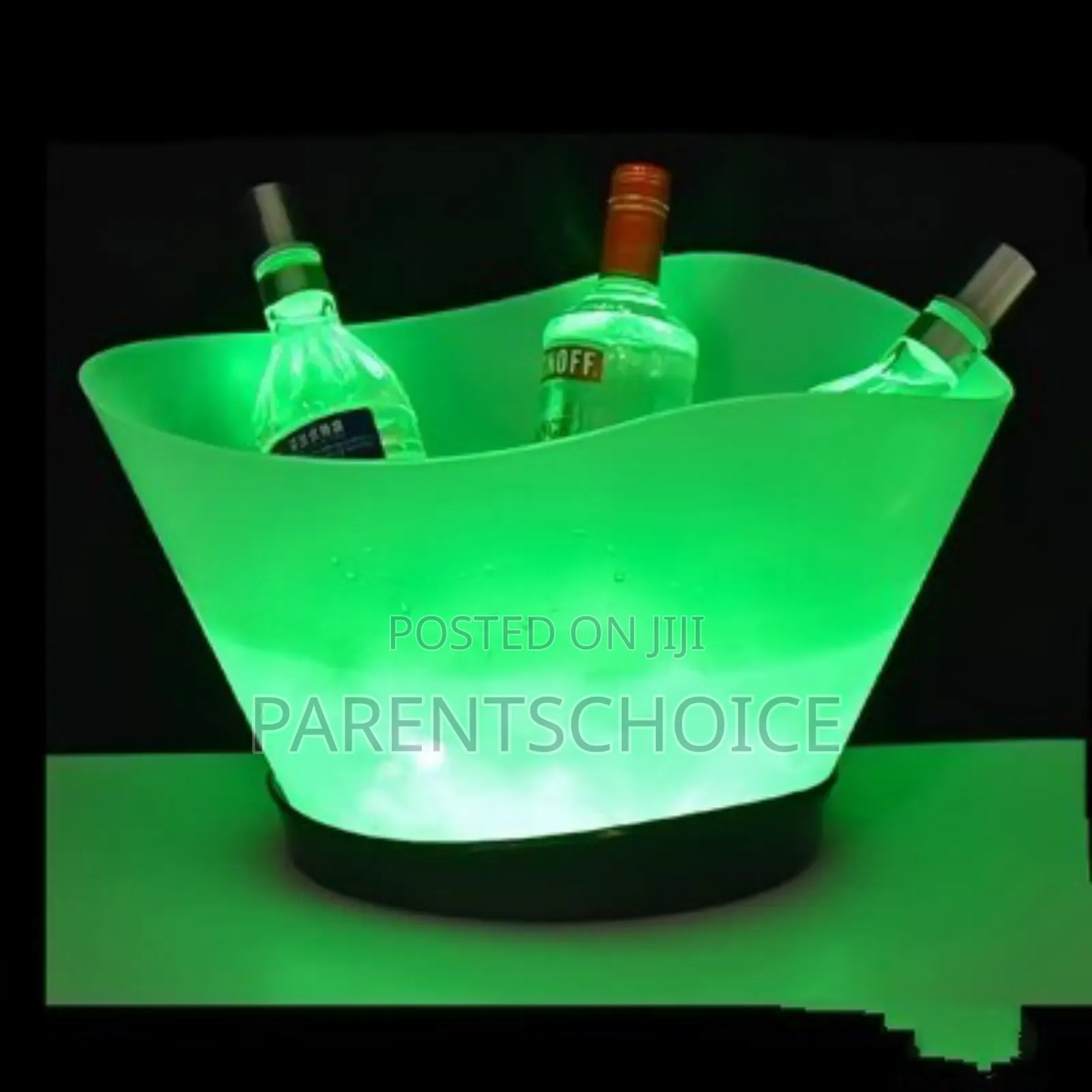 Rechargeable Led Light Up Plastic Ice Bucket 12l
