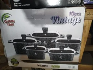 10pcs Marble Non-Stick Cookware Set – Ramadan Sale