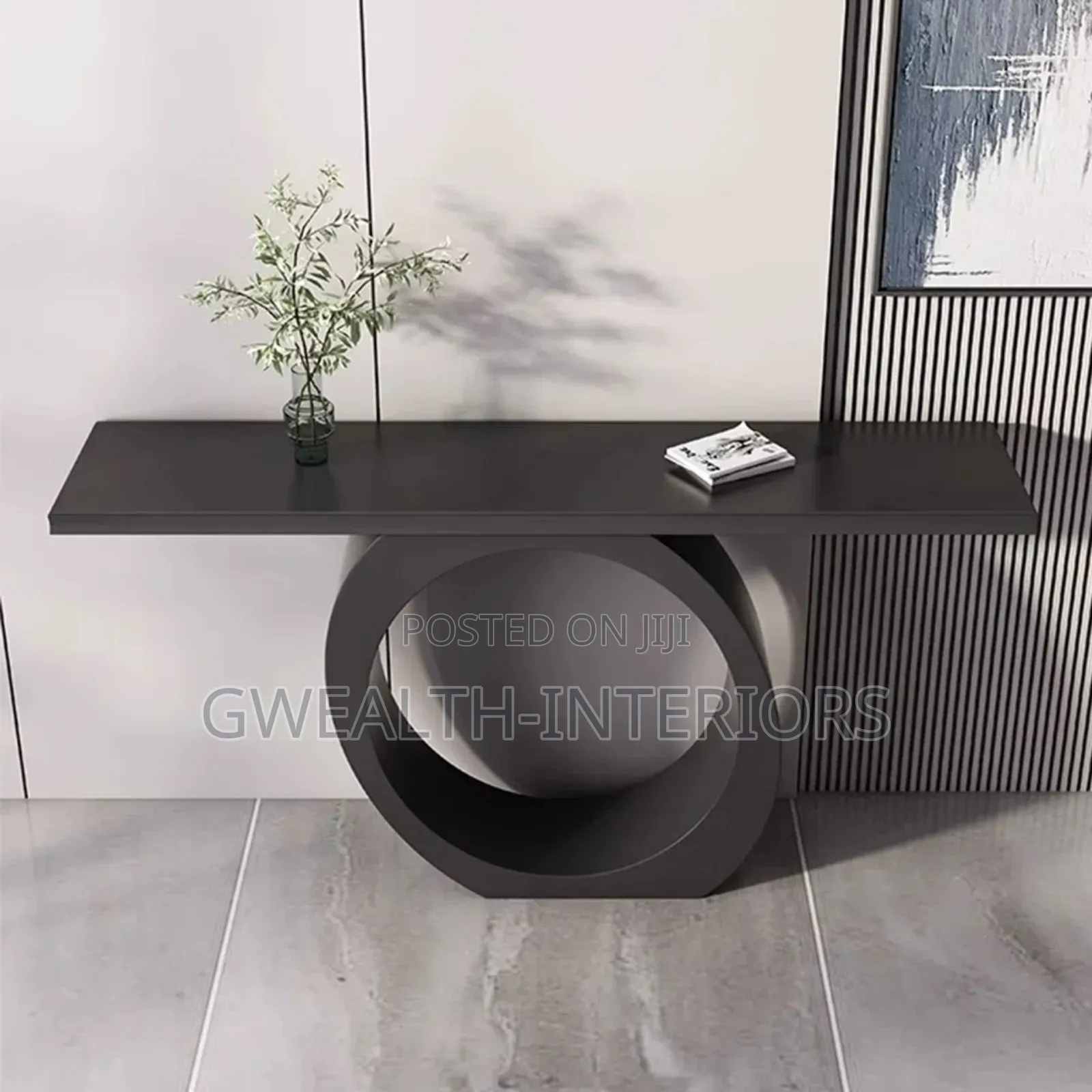 Imported Interior Designer Table Black
