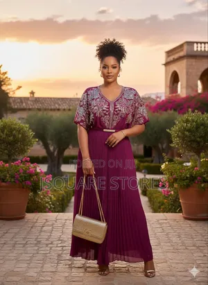Luxury Embroidery Dinner Dress