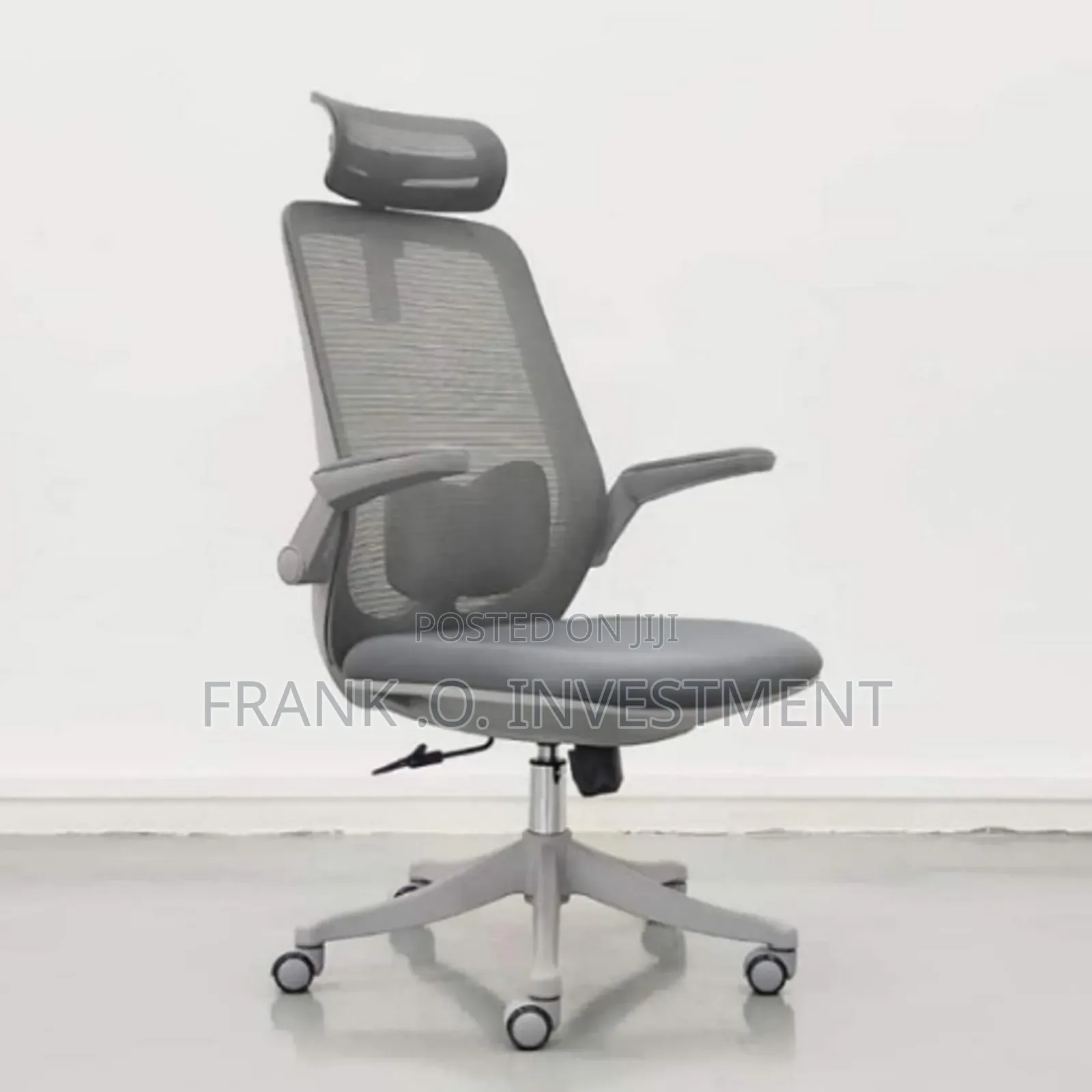 Executive Home Office Mesh Chair - Gray