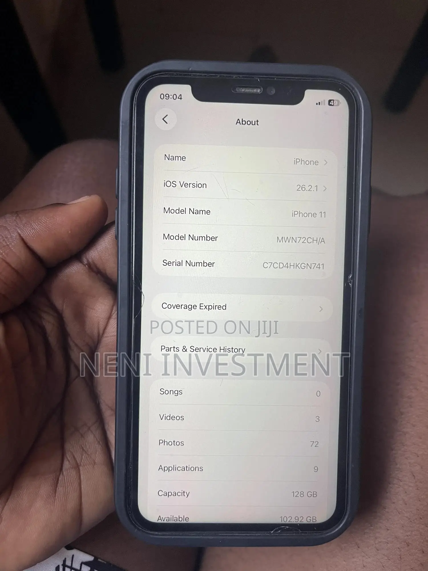 Apple iPhone 11 128 GB Black