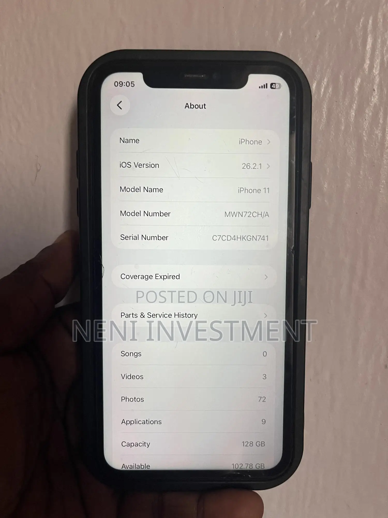 Apple iPhone 11 128 GB Black