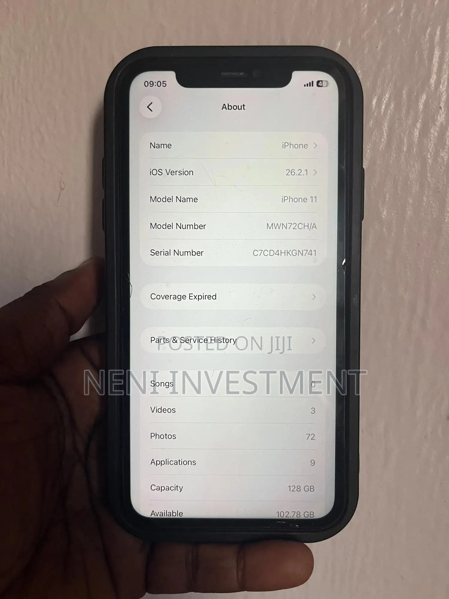 Apple iPhone 11 128 GB Black