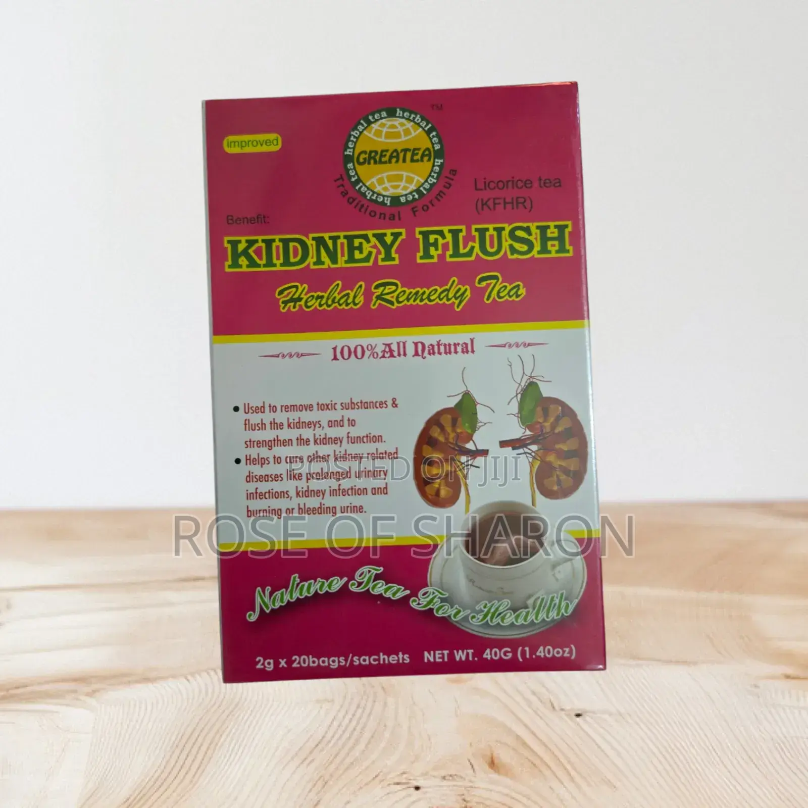 Kidney Flush Herbal Remedy Tea