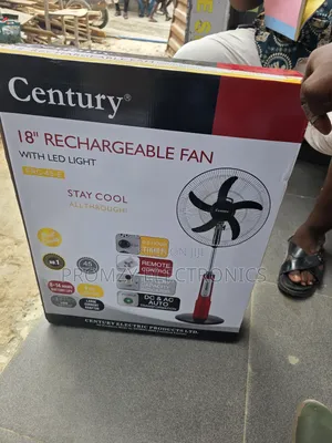 18"Century Rechargeable Standing Fan