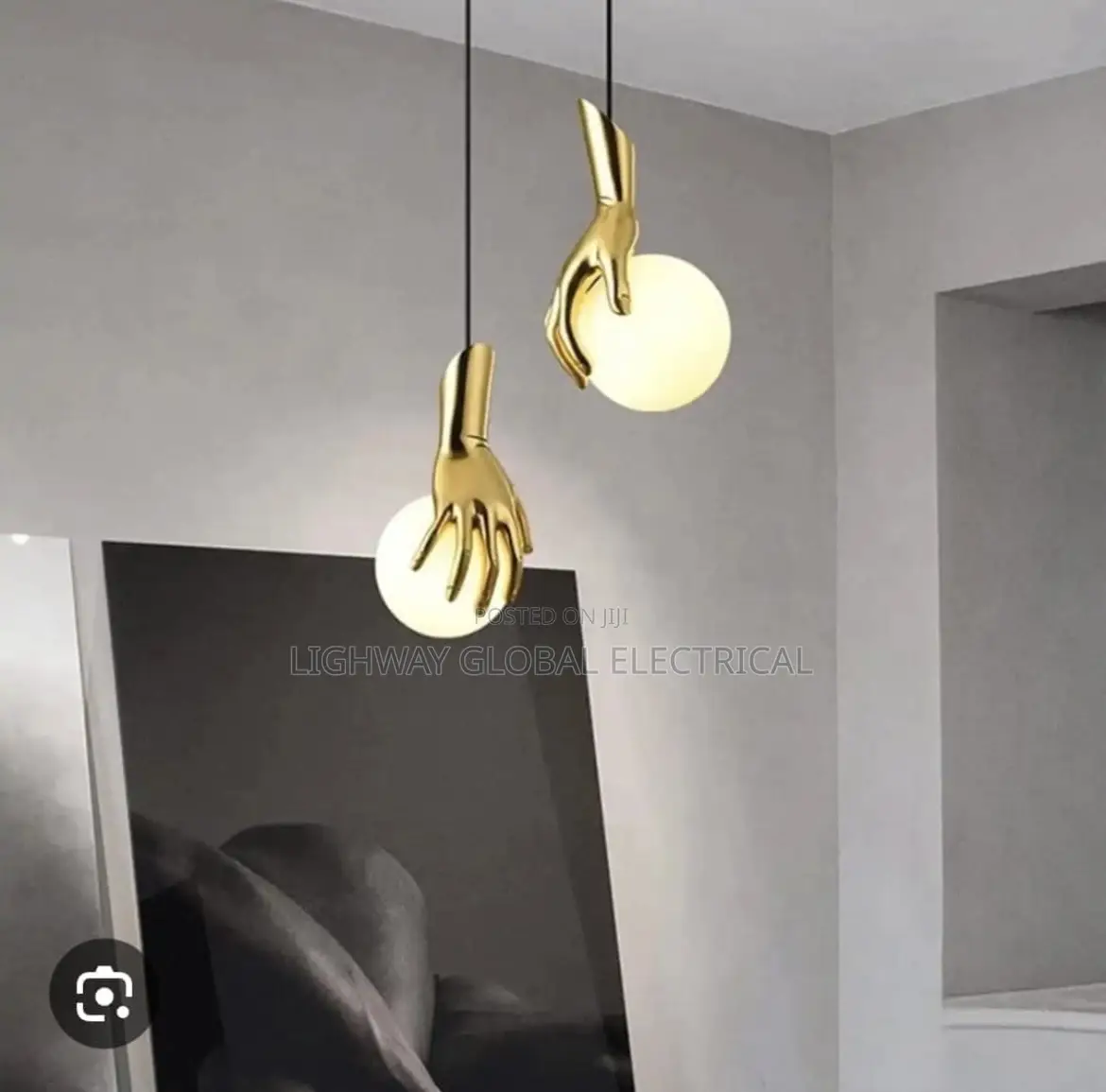 Modern Creative Palm Dropping Pendant Lamp